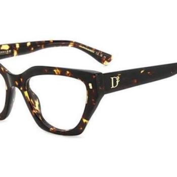 Dsquared2 D20117 086 ONE SIZE (53) Havana Férfi Dioptriás szemüvegek kép