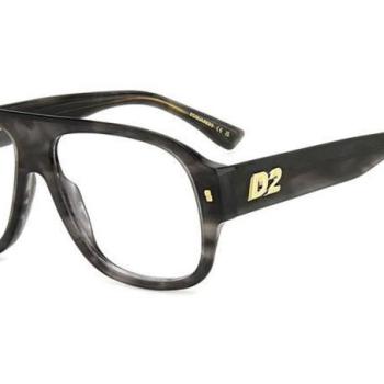 Dsquared2 D20125 2W8 ONE SIZE (56) Szürke Női Dioptriás szemüvegek kép