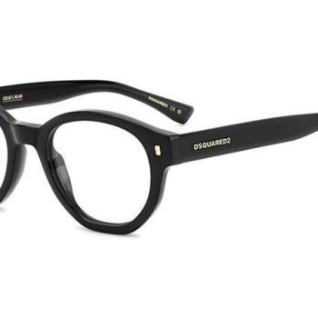 Dsquared2 D20131 807 ONE SIZE (50) Fekete Női Dioptriás szemüvegek kép
