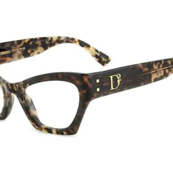 Dsquared2 D20133 ACI ONE SIZE (53) Havana Férfi Dioptriás szemüvegek kép