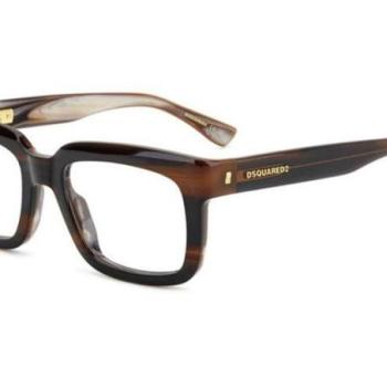 Dsquared2 D20144 EX4 ONE SIZE (53) Barna Női Dioptriás szemüvegek kép