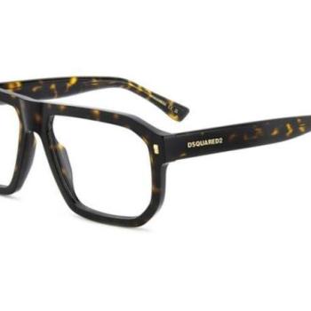 Dsquared2 D20146 086 ONE SIZE (57) Havana Női Dioptriás szemüvegek kép