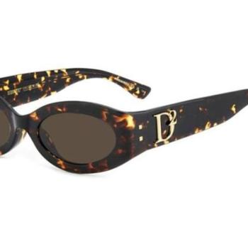 Dsquared2 D20150/G/S 086/70 ONE SIZE (54) Havana Férfi Napszemüvegek kép