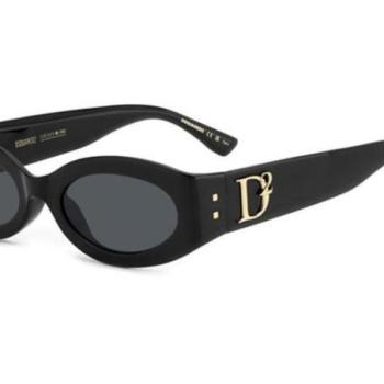 Dsquared2 D20150/G/S 807/IR ONE SIZE (54) Fekete Férfi Napszemüvegek kép