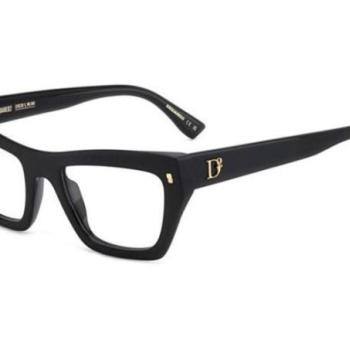 Dsquared2 D20153 807 ONE SIZE (52) Fekete Férfi Dioptriás szemüvegek kép