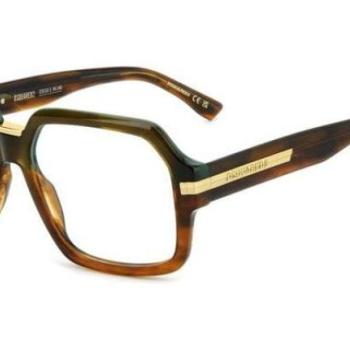 Dsquared2 D20162 EX4 ONE SIZE (56) Barna Női Dioptriás szemüvegek kép