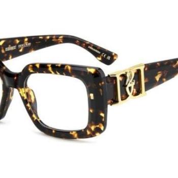 Dsquared2 D20171 086 ONE SIZE (54) Havana Férfi Dioptriás szemüvegek kép