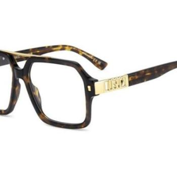 Dsquared2 D20174 086 ONE SIZE (55) Havana Női Dioptriás szemüvegek kép