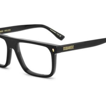 Dsquared2 D20182 2M2 ONE SIZE (55) Fekete Női Dioptriás szemüvegek kép