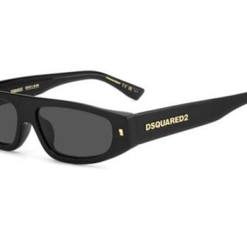 Dsquared2 D20184/G/S 807/IR ONE SIZE (60) Fekete Férfi Napszemüvegek kép