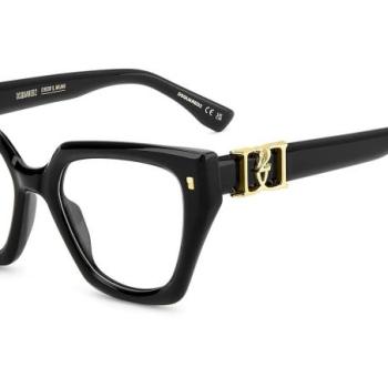 Dsquared2 D20186 807 ONE SIZE (53) Fekete Férfi Dioptriás szemüvegek kép