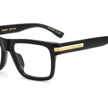 Dsquared2 D20200/G 807 ONE SIZE (55) Fekete Női Dioptriás szemüvegek kép
