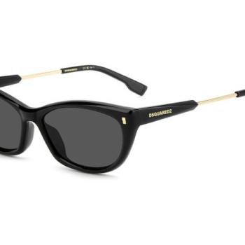 Dsquared2 D20209/G/S 807/IR ONE SIZE (57) Fekete Férfi Napszemüvegek kép