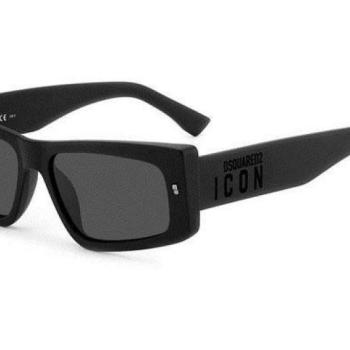 Dsquared2 ICON0007/S 003/IR ONE SIZE (57) Fekete Női Napszemüvegek kép