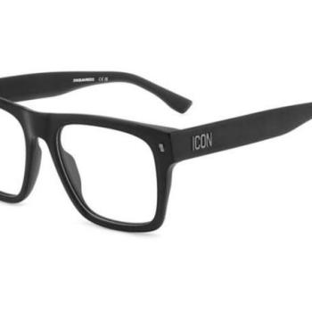 Dsquared2 ICON0018 003 L (54) Fekete Női Dioptriás szemüvegek kép