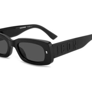 Dsquared2 ICON0020/S 807/IR ONE SIZE (52) Fekete Unisex Napszemüvegek kép