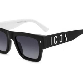 Dsquared2 ICON0021/S 807/9O ONE SIZE (52) Fekete Unisex Napszemüvegek kép