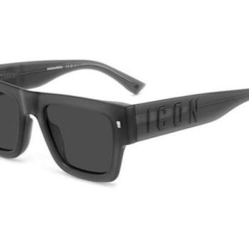 Dsquared2 ICON0021/S KB7/IR ONE SIZE (52) Szürke Unisex Napszemüvegek kép