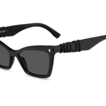 Dsquared2 ICON0026/S 003/IR ONE SIZE (55) Fekete Férfi Napszemüvegek kép