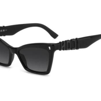 Dsquared2 ICON0026/S 807/9O ONE SIZE (55) Fekete Férfi Napszemüvegek kép