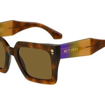 Etro ETRO0089/S C9B/70 ONE SIZE (52) Havana Férfi Napszemüvegek kép