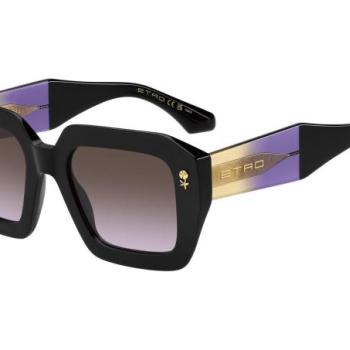 Etro ETRO0114/S HK8/QR ONE SIZE (52) Fekete Férfi Napszemüvegek kép