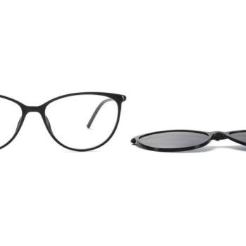 Eyerim Studio Elara Black blue-light [non-prescription] ONE SIZE (54) Fekete Férfi Dioptriás szemüvegek kép