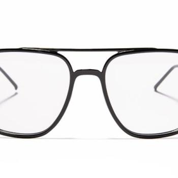 Eyerim Studio Keid Black blue-light [non-prescription] ONE SIZE (55) Fekete Unisex Dioptriás szemüvegek kép