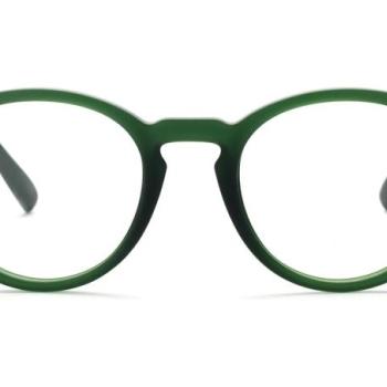 Eyerim Studio Pluto Green Matte blue-light [non-prescription] ONE SIZE (49) Zöld Unisex Dioptriás szemüvegek kép