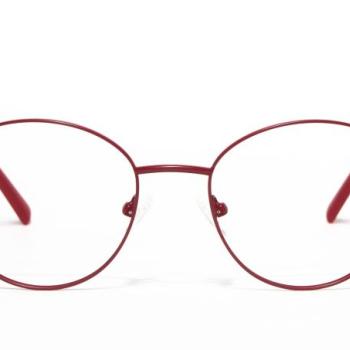 Eyerim Studio Tibi Burgundy Matte blue-light [non-prescription] ONE SIZE (52) Vörös Unisex Dioptriás szemüvegek kép
