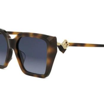 FENDI Diamonds Havana Square Sunglasses ONE SIZE (54) Havana Férfi Napszemüvegek kép