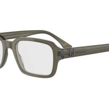 FENDI Squared Brown Rectangular Eyeglasses ONE SIZE (53) Barna Női Dioptriás szemüvegek kép