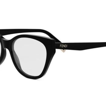FENDI Way Black Pantos Eyeglasses ONE SIZE (54) Fekete Férfi Dioptriás szemüvegek kép