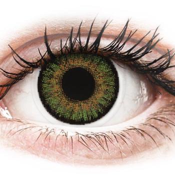 FreshLook One Day Color Green - dioptria nélkül (10 db lencse) kép