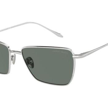 Giorgio Armani AR6153 301511 ONE SIZE (56) Ezüst Férfi Napszemüvegek kép