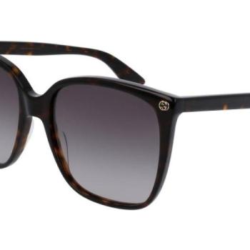 Gucci GG0022S 003 ONE SIZE (57) Havana Férfi Napszemüvegek kép