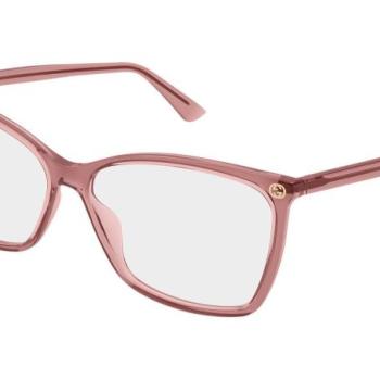 Gucci GG0025O 023 L (58) Rózsaszín Férfi Dioptriás szemüvegek kép