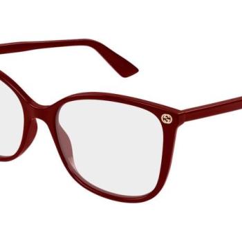 Gucci GG0026O 031 L (55) Vörös Férfi Dioptriás szemüvegek kép