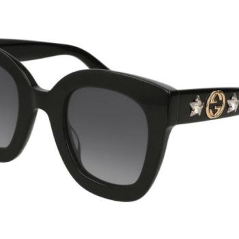 Gucci GG0208S 001 ONE SIZE (49) Fekete Férfi Napszemüvegek kép