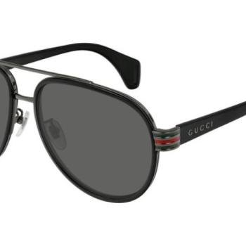 Gucci GG0447S 001 Polarized ONE SIZE (58) Fekete Női Napszemüvegek kép