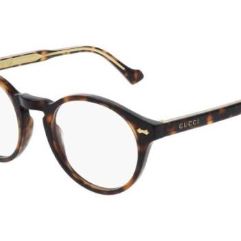 Gucci GG0738O 002 ONE SIZE (48) Havana Unisex Dioptriás szemüvegek kép