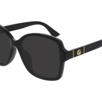 Gucci GG0765SA 002 ONE SIZE (57) Fekete Férfi Napszemüvegek kép