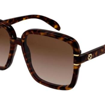 Gucci GG1066S 002 ONE SIZE (59) Havana Férfi Napszemüvegek kép