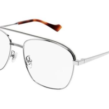 Gucci GG1103O 003 ONE SIZE (57) Ezüst Női Dioptriás szemüvegek kép