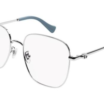 Gucci GG1144O 004 ONE SIZE (56) Ezüst Férfi Dioptriás szemüvegek kép