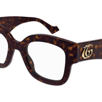 Gucci GG1423O 002 ONE SIZE (50) Havana Férfi Dioptriás szemüvegek kép