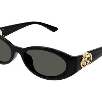 Gucci GG1662SA 001 ONE SIZE (56) Fekete Férfi Napszemüvegek kép