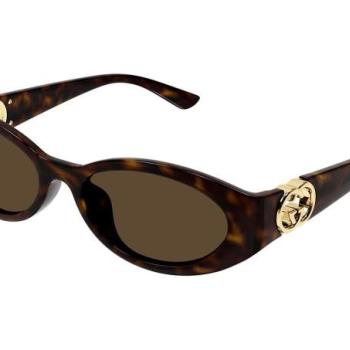 Gucci GG1662SA 002 ONE SIZE (56) Havana Férfi Napszemüvegek kép