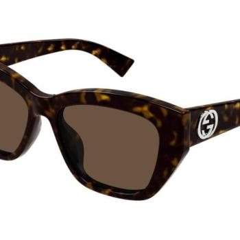 Gucci GG1844SA 002 ONE SIZE (55) Havana Férfi Napszemüvegek kép