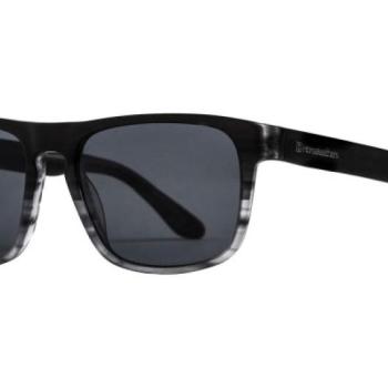 Horsefeathers Keaton AM082E Polarized M (56) Fekete Unisex Napszemüvegek kép